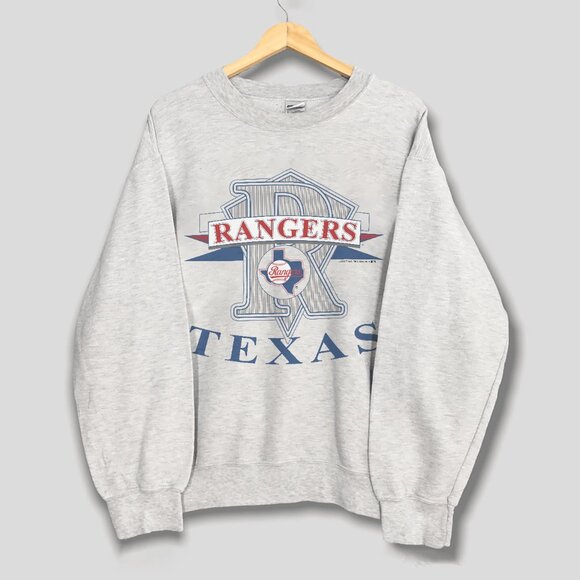 Vintage Texas Rangers Baseball Sweatshirt, Retro 90s MLB Texas Rangers Shirt Tee - Picture 1 of 2